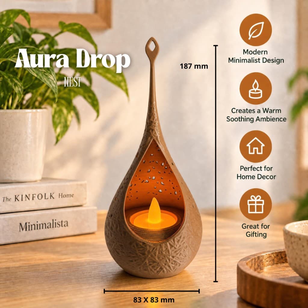 Aura Drop Nest — Brown - view 2