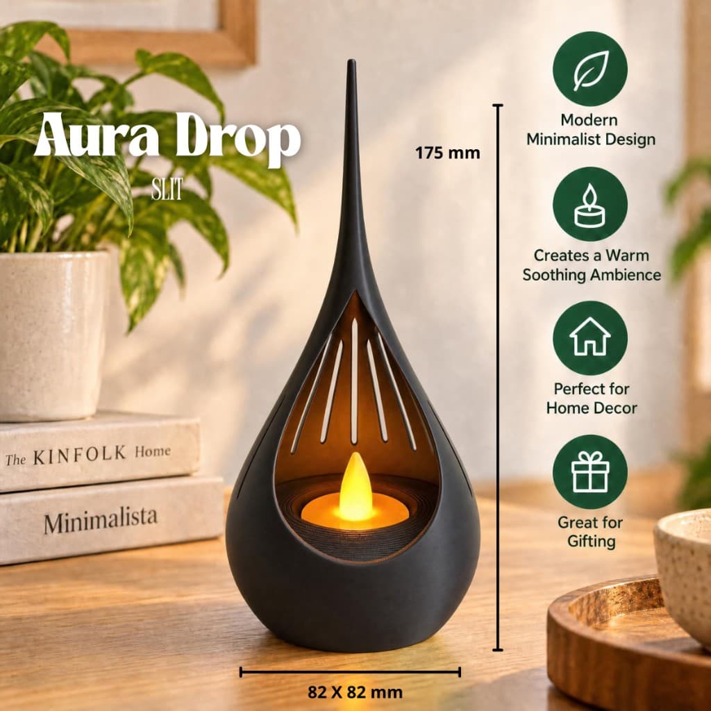 Aura Drop Slit — Black - view 2