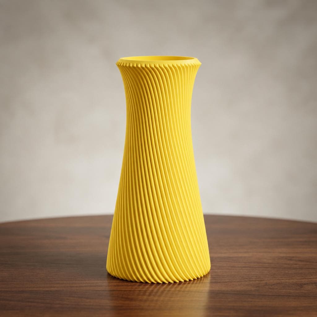 Modern Spiral Hourglass Flower Vase